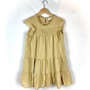 Carly Jean Los Angeles Chartreuse Babydoll Top - Medium